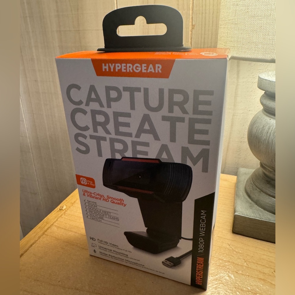 HyperGear Capture Create Stream 1080p Webcam